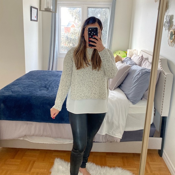 Club Mónaco | White and Black sweater - Picture 8 of 9